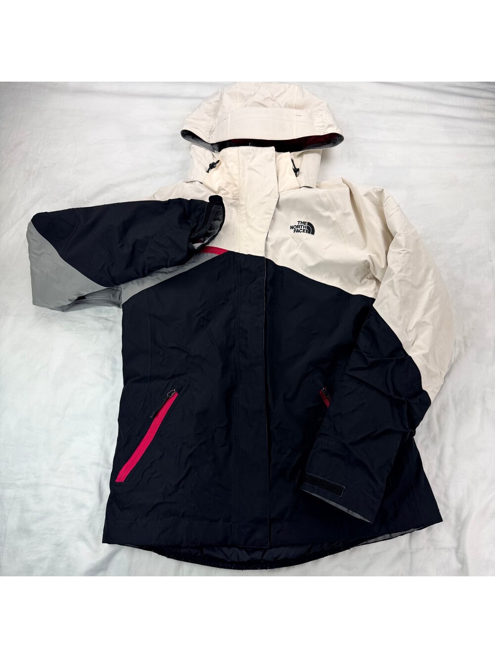 The North Face Cinnabar Triclimate Jacket Womens S HyVent 3-in-1 Hooded Ski Snow
